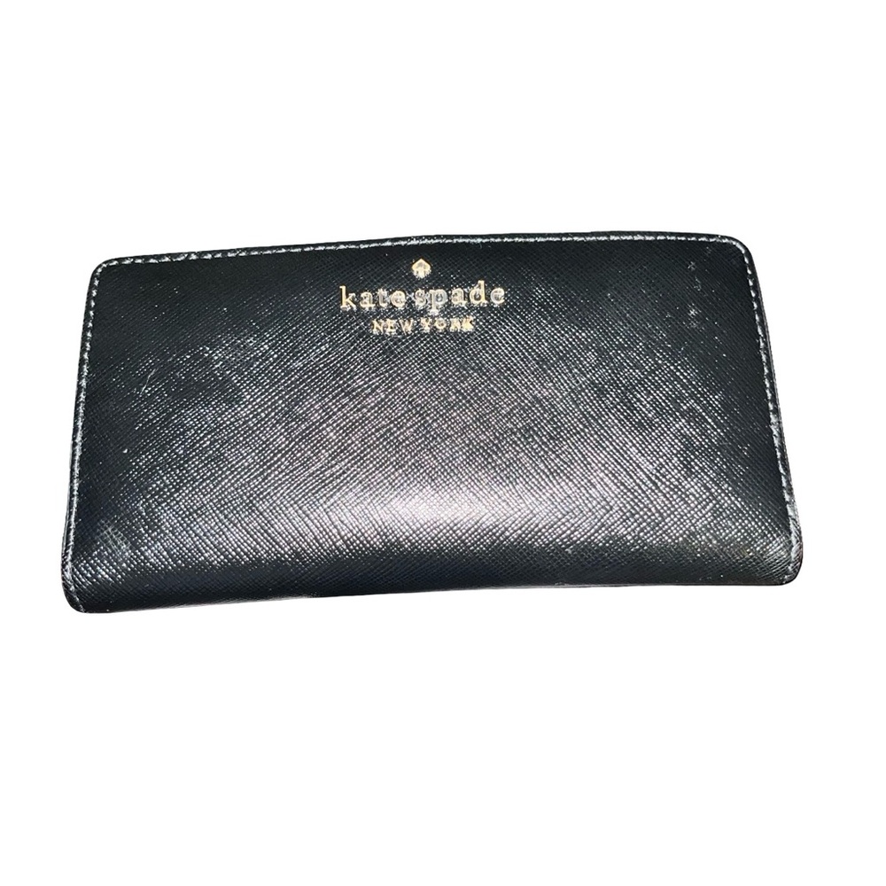 Kate Spade Black Saffiano Leather Wallet